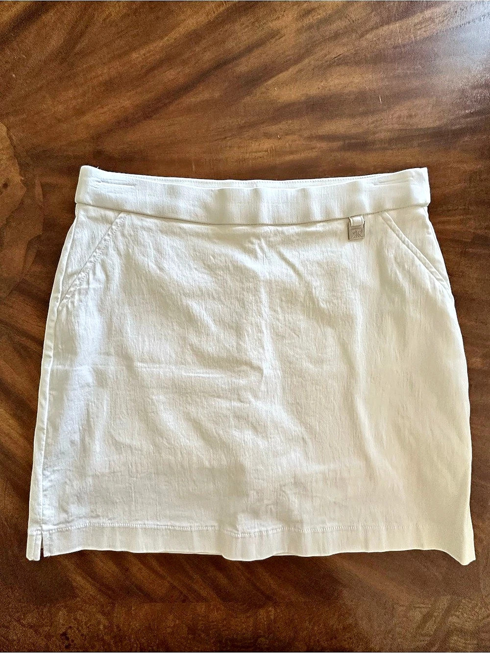 Rafaella White Skort with Side Pockets & Shorts, Medium